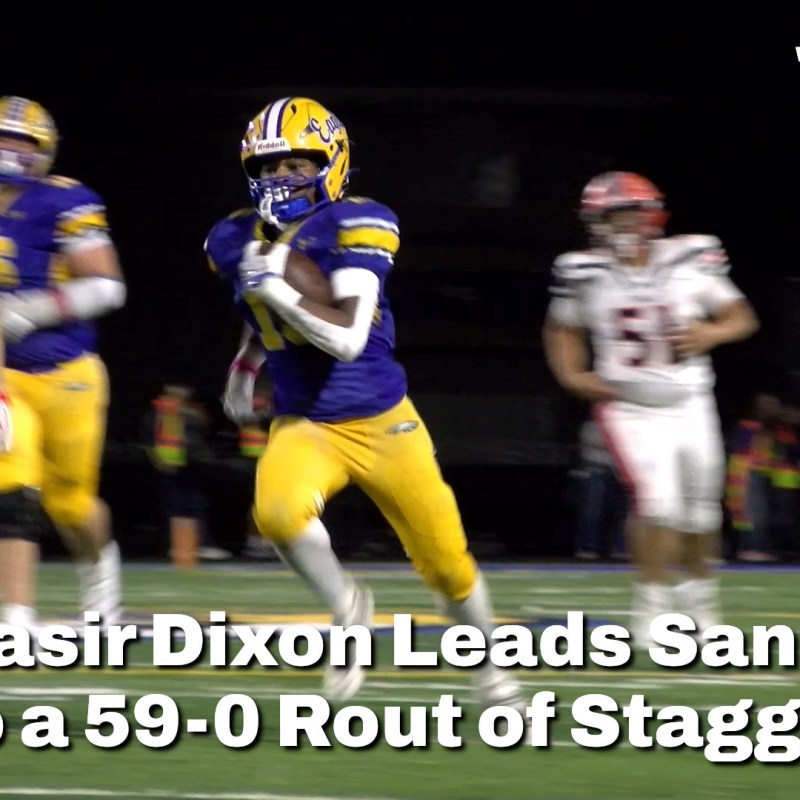 Nasir Dixon Leads Sandburg to a 59-0 Rout of&nbsp;Stagg