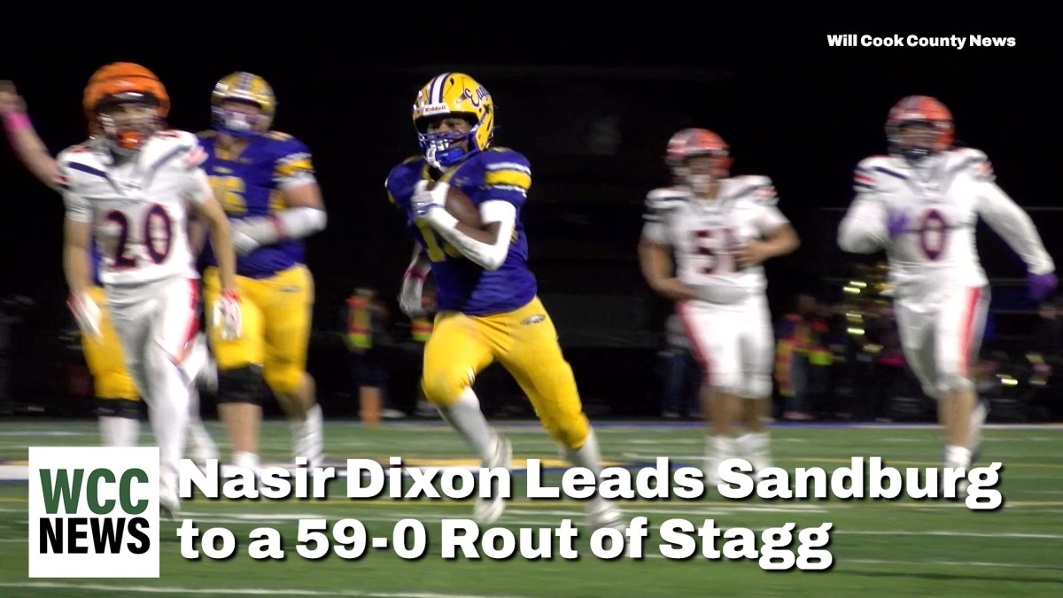 Nasir Dixon Leads Sandburg to a 59-0 Rout of&nbsp;Stagg